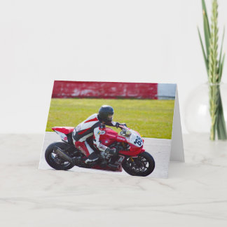 Cartes de voeux moto de course