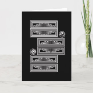 Cartes de vœux Optiques à travers des Formes