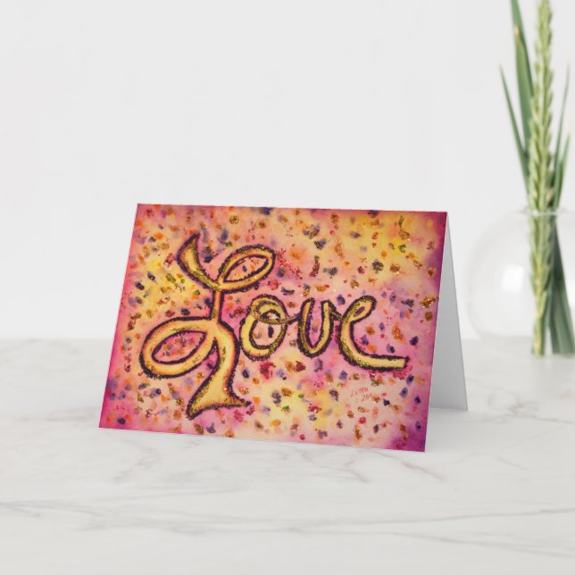 Cartes de vœux ou de notes scintillantes rose glam (Devant)