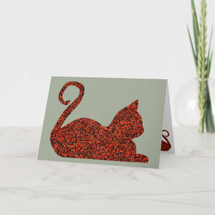 Cartes de voeux personnalisées CrystalKatz Cat-Com