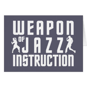 Cartes de voeux personnalisées Jazz Instruction