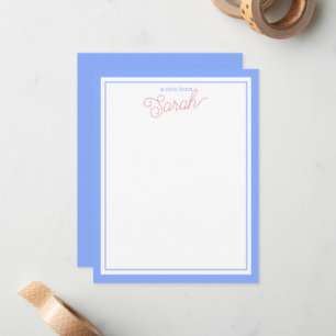 Cartes de vœux Pervenche et Rose