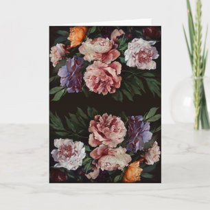 Cartes de vœux Pivoines d'après Anselm Feuerbach 3