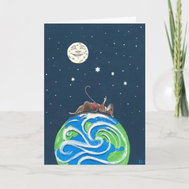 Cartes de voeux PJ McMouse (Devant)