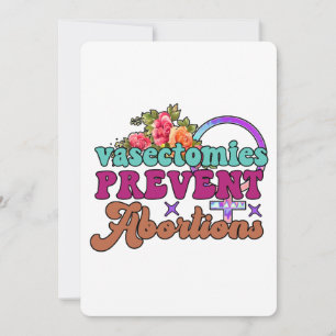 Cartes De Vœux Plates Vasectomies Empêchent Les Av