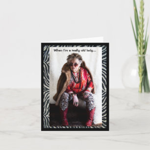 Cartes de voeux pliées vieilles et humoristiques