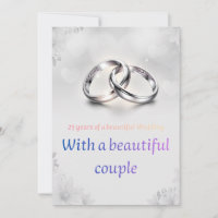 Cartes de vœux pour 25 ans de mariage