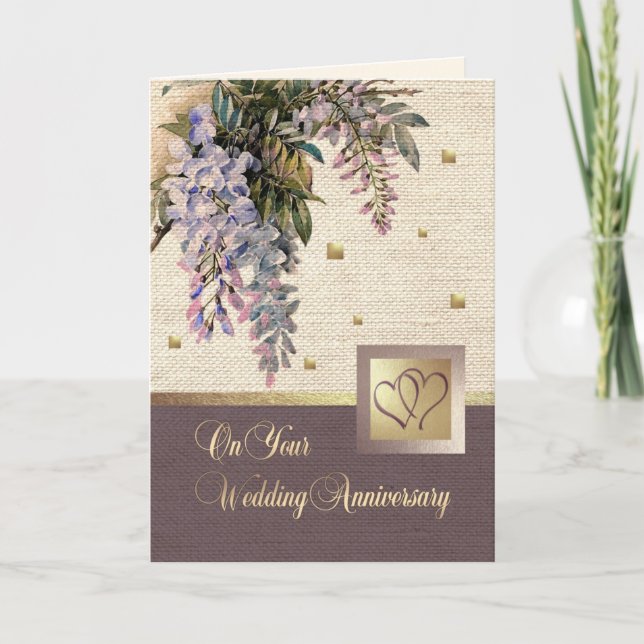 Cartes de vœux pour anniversaire de mariage (Devant)