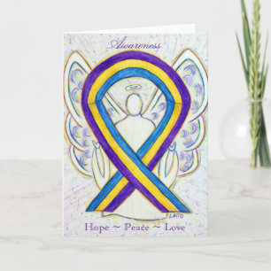 Cartes de voeux pour la sensibilisation au cancer 