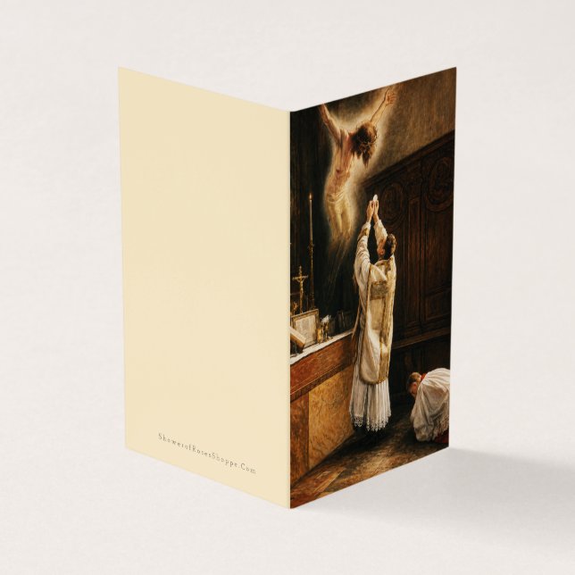 Cartes de voeux pour l'anniversaire d'ordination d (Extérieur)