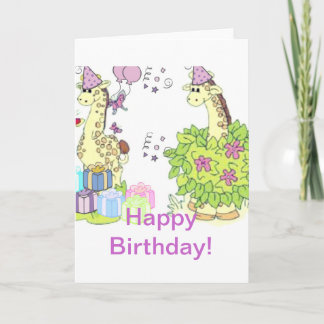 cartes de voeux pour l'anniversaire pour des