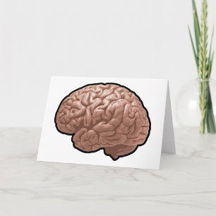 Cartes de voeux pour le cerveau humain