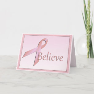 Cartes de voeux pour le Ruban du cancer du sein