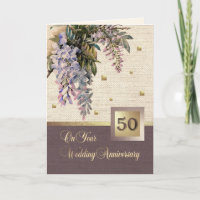 Cartes de vœux pour les 50 ans de mariage