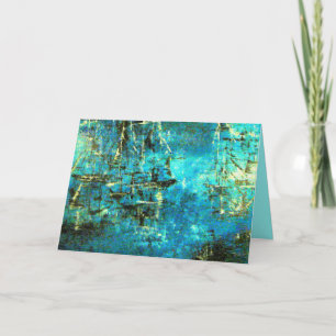 Cartes de voeux pour les paysages marins IV