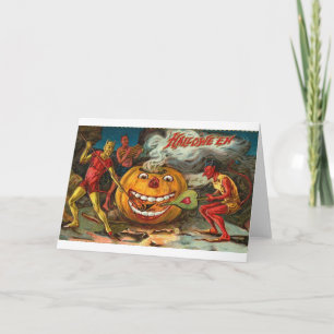 Cartes de voeux pour l'Halloween Vintage Affiches