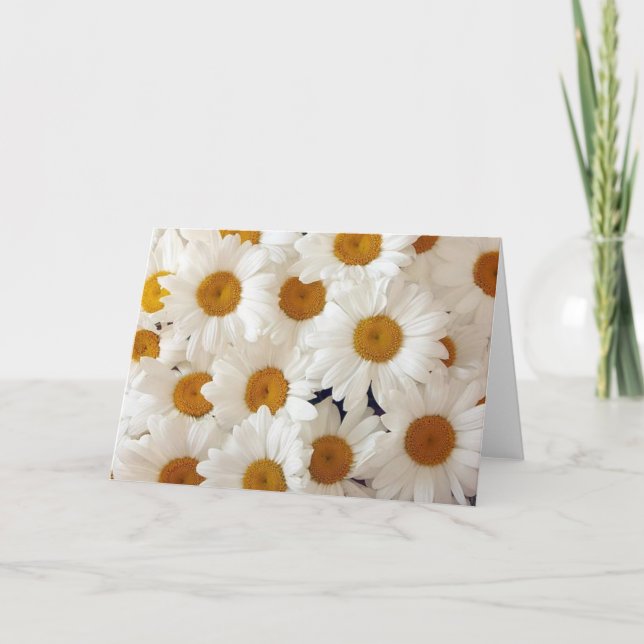 Cartes de voeux pour marguerites parfaites (Devant)