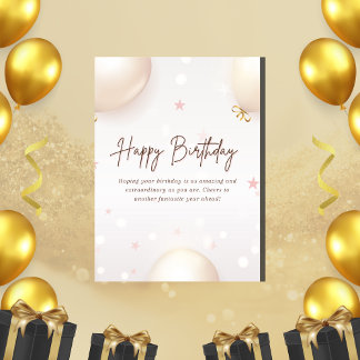 cartes de voeux pour un cadeau d'anniversaire