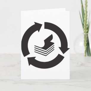 Cartes de voeux Recyclage papier