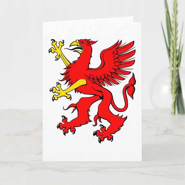 Cartes de voeux Red Griffin (Créateur téléchargé)