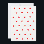 Cartes de voeux romantiques de coeur rouge vierge<br><div class="desc">Fêtez l'amour avec notre carte de voeux de coeur rouge! Que ce soit pour la Saint-Valentin, pour votre premier anniversaire ou pour une célébration marquante, cette carte est parfaite pour exprimer votre amour et vos souhaits chaleureux. Avec son intérieur vierge, vous avez suffisamment d'espace pour ajouter votre message personnel, ce...</div>