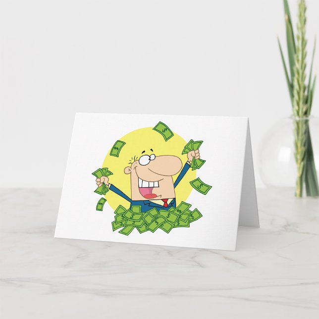 Cartes de vœux Tas de Argent (Créateur téléchargé)