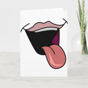 Cartes de voeux Tongue Out