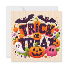 Cartes de vœux Trick or Treat 