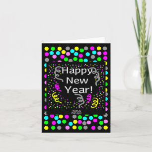 Cartes de vœux verticales pour la nouvelle année