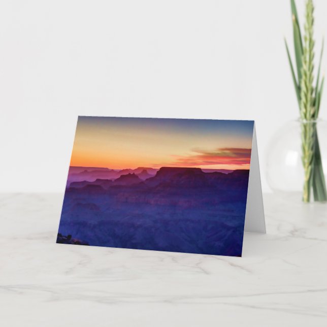 Cartes de voeux vierges Grand Canyon (Devant)