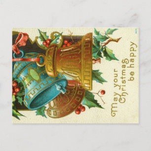 Cartes de vœux vintage de Noël, Cloches