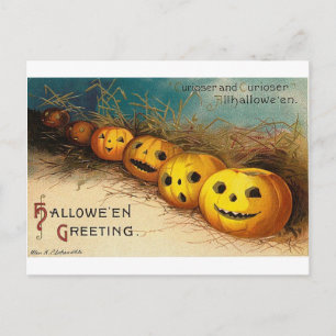 Cartes de vœux vintage Halloween Affiches classiqu