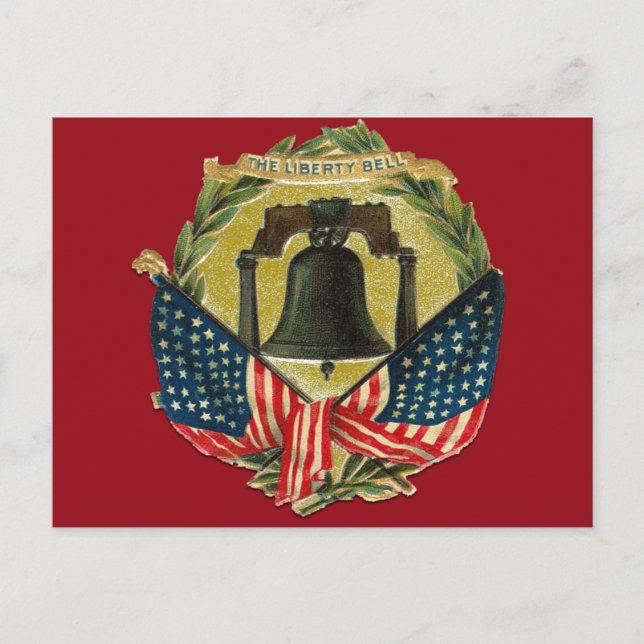 Cartes de voeux vintage Liberty Bell (Devant)