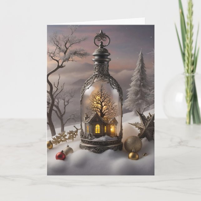 Cartes de voeux Whimsical hiver (Devant)