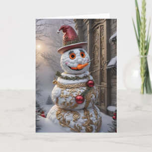 Cartes de voeux Whimsical - Snowman