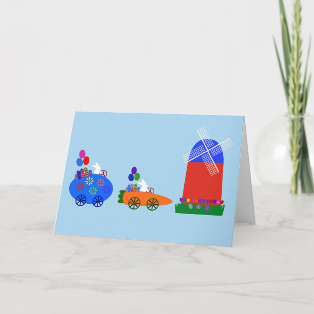 Cartes de voitures de course lapin #1 (Devant)