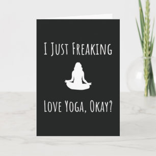 Cartes de yoga amusantes Exercice humour