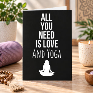Cartes de Yoga pour Femme Yogi pour Elle