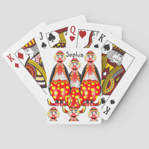 Cartes Deck de carte de jeu clown