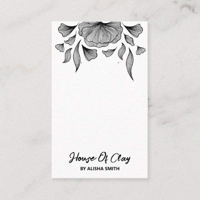 Cartes d'emballage d'art moderne blanc (Devant)