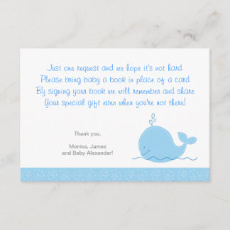 Cartes d'enceinte de petite baleine bleue