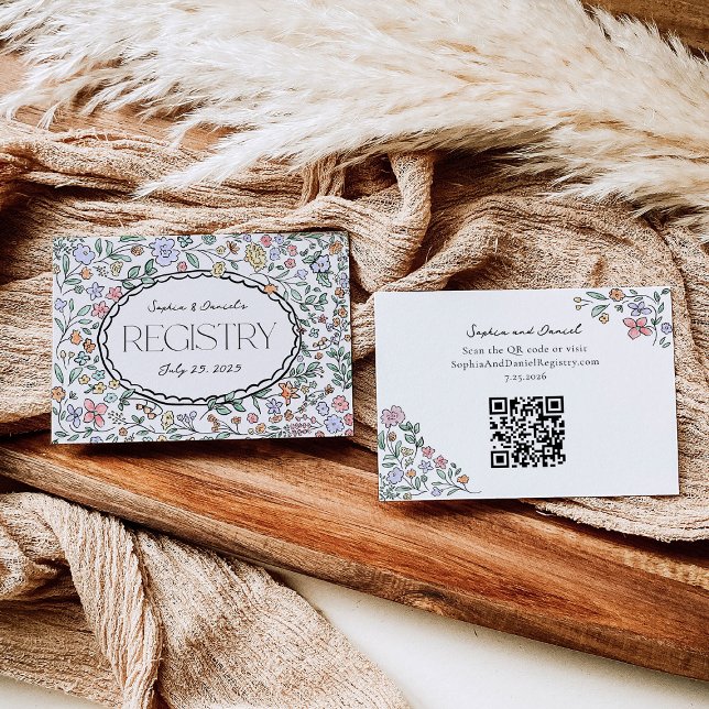 Cartes d'enregistrement de Fêtes des mariées botan (Créateur téléchargé)