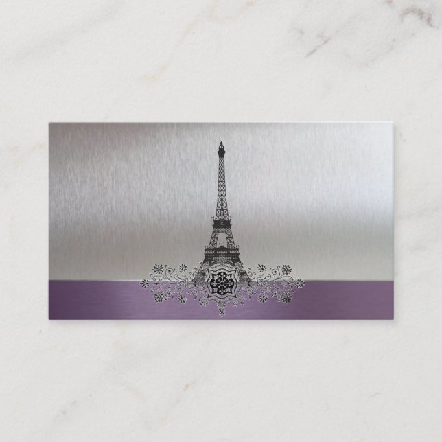 Cartes d'enregistrement pour cadeaux Eiffel Tower  (Devant)