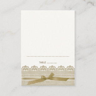Cartes dentelle et ruban