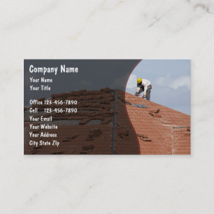 Cartes d'entreprise de construction