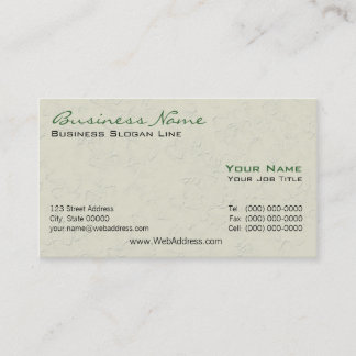 Cartes d'entreprise de construction