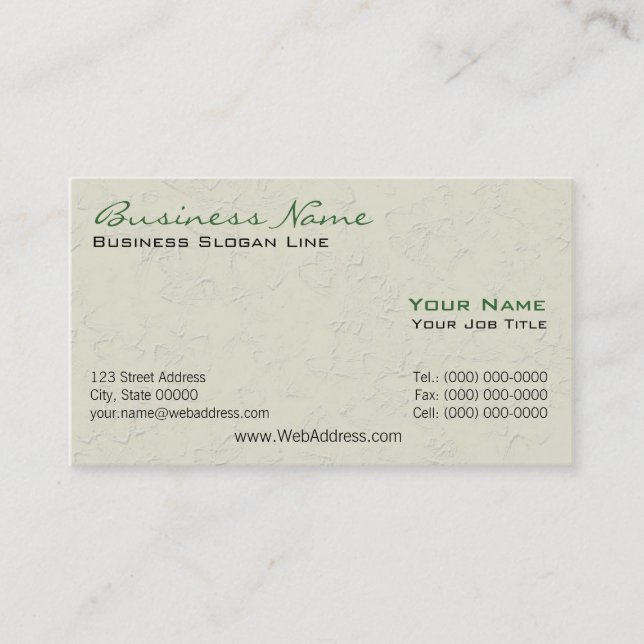 Cartes d'entreprise de construction (Devant)