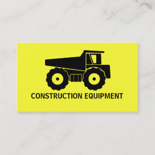 Cartes d'entreprise de construction