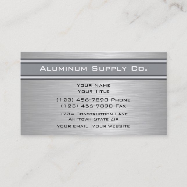 Cartes d'entreprise de construction (Devant)