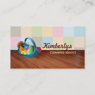 Cartes d'entreprise de services de nettoyage